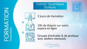 Communication Quantique Ecriture - Formation communication quantique - Agathe Bourasset