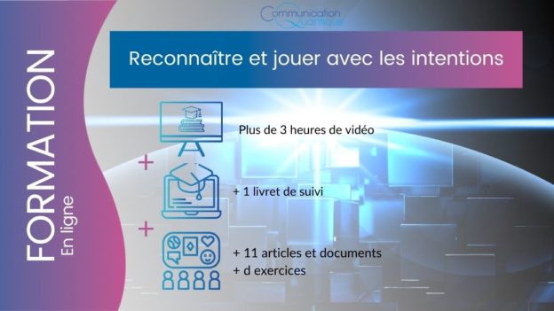 Savoir reconnaître et jouer avec les mécanismes de l'intention - formation en ligne - Communication Quantique, Agathe Bourasset