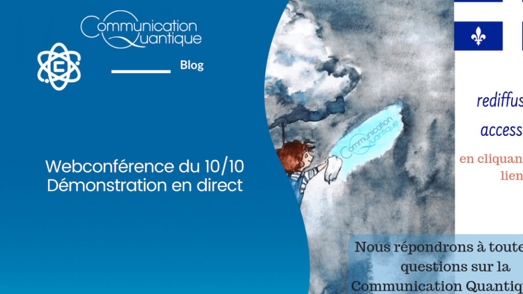Démonstration Communication Quantique® en direct, Agathe Bouraset